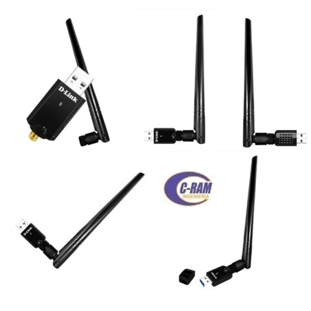 Adaptador USB Wi-Fi AC1200 MU-MIMO DWA-185 D-Link 