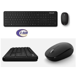 Kit Inalámbrico Teclado  Mouse Bluetooth Negro Ms
