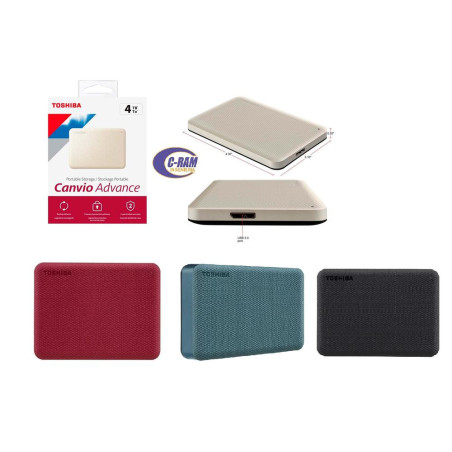 D D Externo 4TB Canvio Advance USB 3 2 Blanco