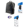 Mochila Para Notebook 15 6  Negro-Azul Xtech