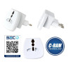 Adaptador de Enchufe Universal 2P T 10A 250V