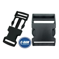 Hebilla Tip Top Para Huinchas De 6 Cms
