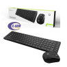 Kit Teclado y Mouse Inalámbrico Revolución 