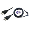 Cable HDMI Macho /Macho 1 8Mt V2 0 4K 3D Negro