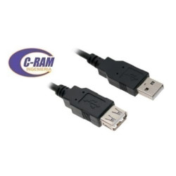Cable de Extensión Usb 2 0 de 3Mts Ulink