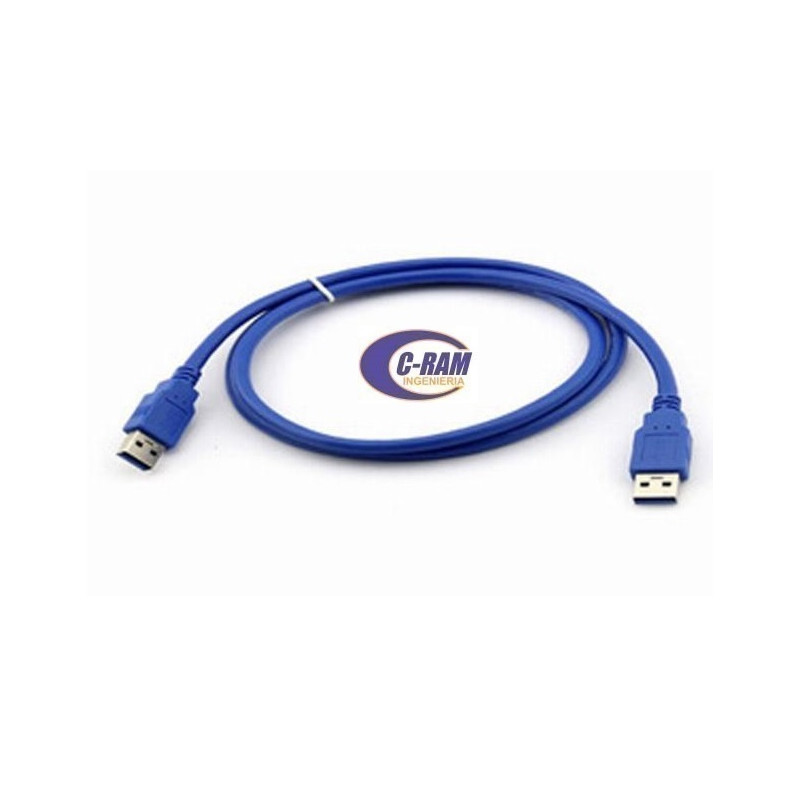 Cable USB 3 0 Macho- Macho 1 8mts Azul Ulink 
