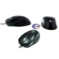 Mouse 3D USB con cable de 3 Botones Xtech