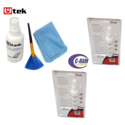 Kit de limpieza 3 En 1 LCD 100ml  Cepillo   Paño
