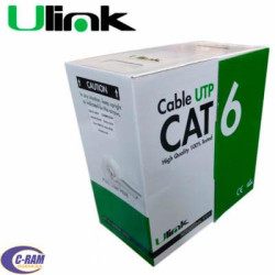 Bobina Cable de RED Cat6 4x2x0 52mm  305Mts Ulink