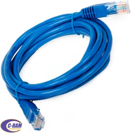 Cables de Red Categoría 6  2 0 Metros Color Azul