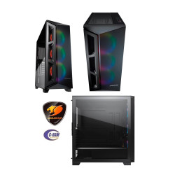 Gabinete Gamer Cougar X5 RGB ATX  Mid Tower  Negro