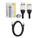 Cable HDMI 2 1  8K  2mts Negro Tecmaster 
