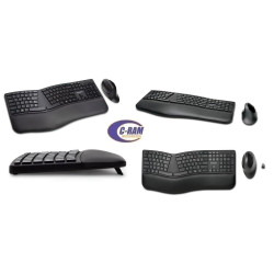 Combo Teclado Mouse Pro Fit Ergonomico Kensington