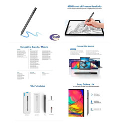 Lápiz Óptico Iafer Usi  Para Lenovo Chromebook Due