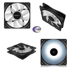 Ventilador 120mm RF120W Led Deecool