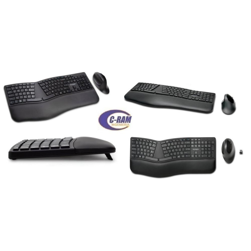 Combo Teclado Mouse Pro Fit Ergonomico Kensington