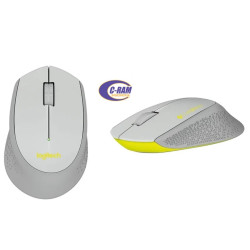 Mouse M280 Wireless Plateado/Amarillo Logitech