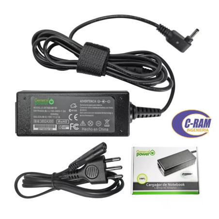 Cargador Notebook Samsung 19V 2 1A 40W  3 0x1 0mm