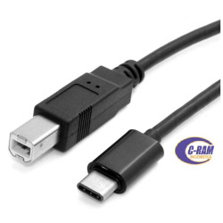 Cable Impresora Usb C A USB-B Macho 1 8Mts Kashima