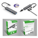 Adaptador Hub USB C a 4 Puertos USB 3 0 Ulink