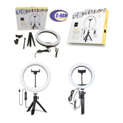 Aro de Luz Desk Ring Light  Soporte Celular Mlab