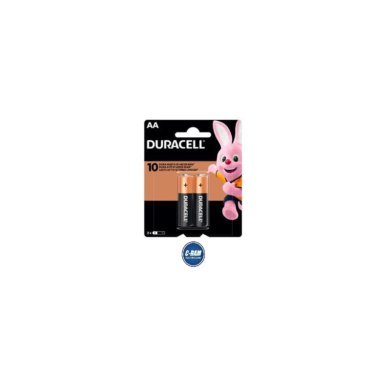 Pack 2 Pilas Alcalinas AAx2 1 5V Duracell