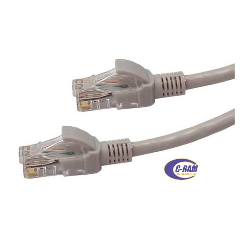 Cable Patch Cord Cat6 Certificado 3 Mts Gris Ulink