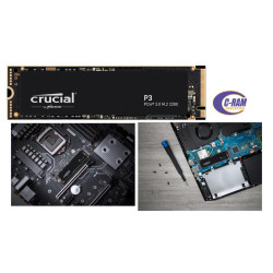 SSD P3 500GB 3D PCIE 3 0 M 2 2280 Crucial