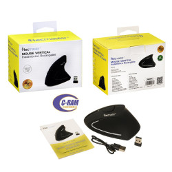 Mouse Vertical Inalámbrico Recargable Tecmaster