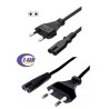 Cable de Poder Tipo 8 M/H 1 5Mts  Enchufe Nacional