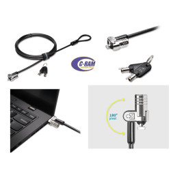 Cable MicroSaver® 2 0 para Notebook  1 8mts  