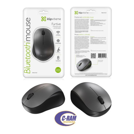 Mouse Inalámbrico Klip Xtreme Furtive  Bluetooth
