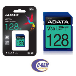 Memoria SD 128 Gb Premier Pro Clase 10 UHS-I V30 