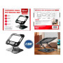 Soporte Metal Para Notebook con Altura y Rotación