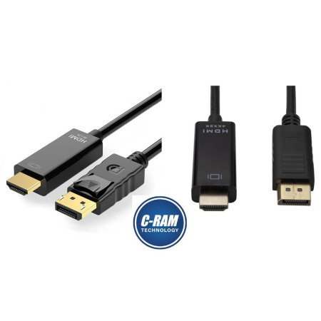 Cable DisplayPort 4K 1 8Mts High Speed Ulink 