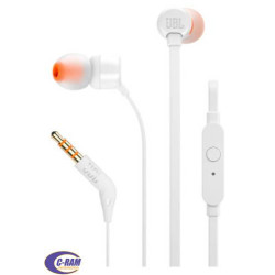 Auricular Manos Libres In-Ear Tune T110 Blanco JBL