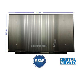 Pantalla Led 16 1  Slim 30 Pin FHD S/Gancho B/Delg
