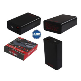 Cargador Portátil Aiwa 20 000 Mah PD65W Negro