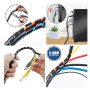 Funda Para Cables Flexible Espiral 3Mts 20mm  