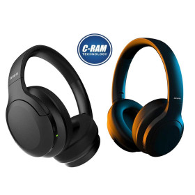 Auriculares Aiwa  Blu 5 4  Con Cancela  Mic  40Hrs