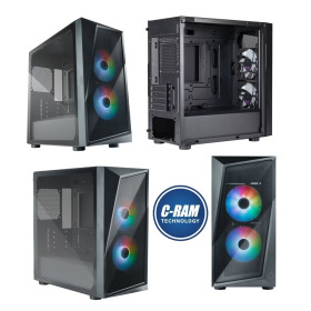 Gabinete Gamer Cooler Master Cmp 320 ARGB 3 Fan   