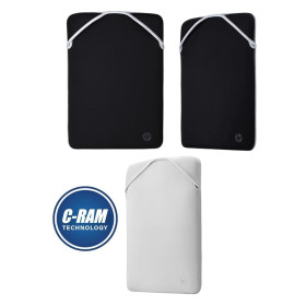 Funda Protección Reversible HP Negro/Plateado 14 