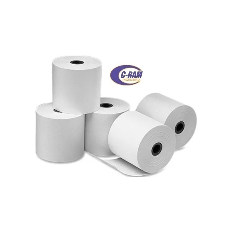 1Rollo Papel Termico 80x80 Mm Rollos Termicos 48gr