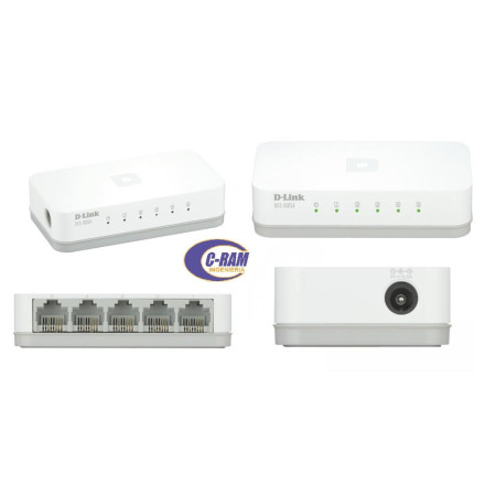 Switch DES-1005A 5Puertos 10/100 Mbps D-Link 