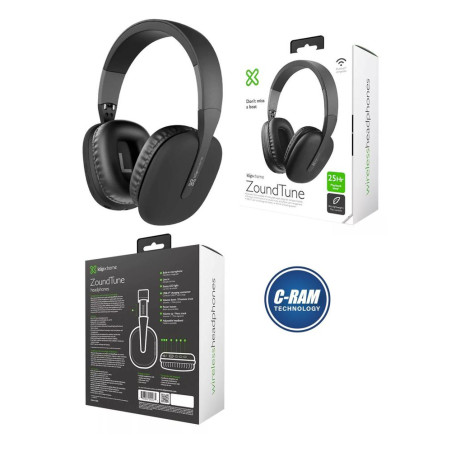 Audifonos Klip Xtreme ZoundTune KWH-010BK BT 25h