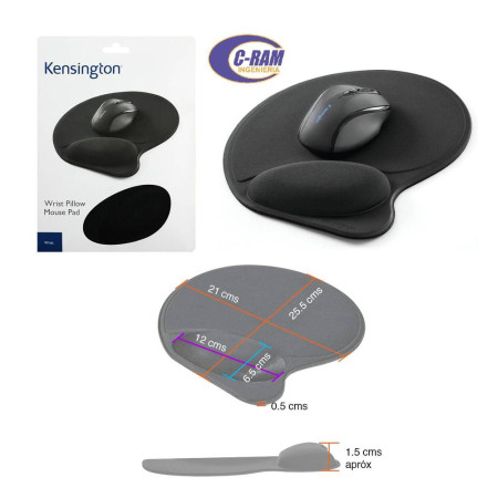 Mouse Pad Egonómico Apoya Muñecas Kensington