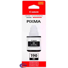 Botella Tinta GI-190 Negra 135Ml Original CANON