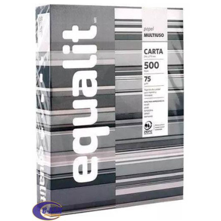 Resma Papel Carta 500 Hojas 75 g/m2 Equalit 