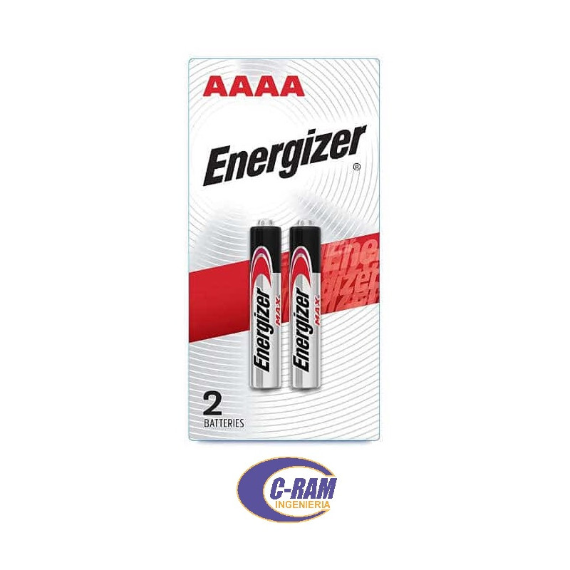 2 Pila Alcalinas AAAAx2 E96BP-2 1 5V Energizer 