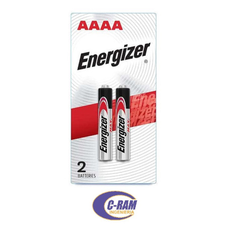 2 Pila Alcalinas AAAAx2 E96BP-2 1 5V Energizer 